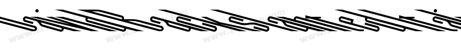 David Backslanted Italic字体转换